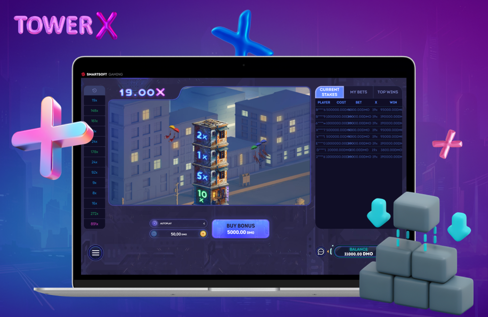 Tower X Video Game: Construct for Huge Wins & Multipliers